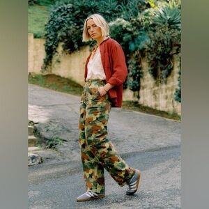 Imogene + Willie Sonora painted Camo Trouser Size 27